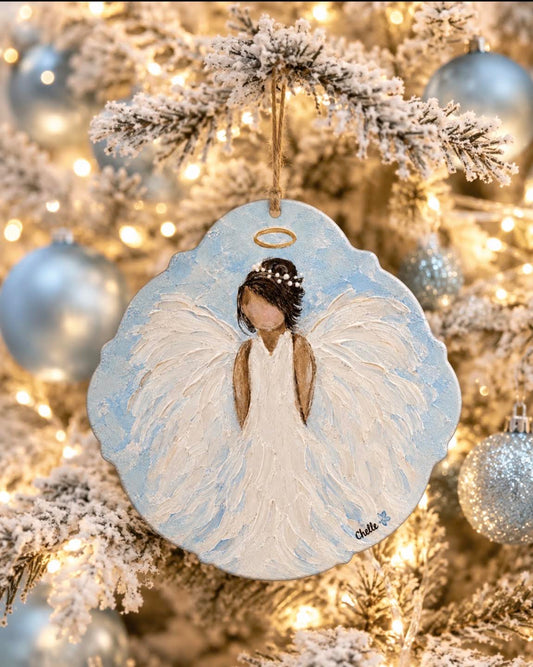 Christmas Ornament: Angel in Blue