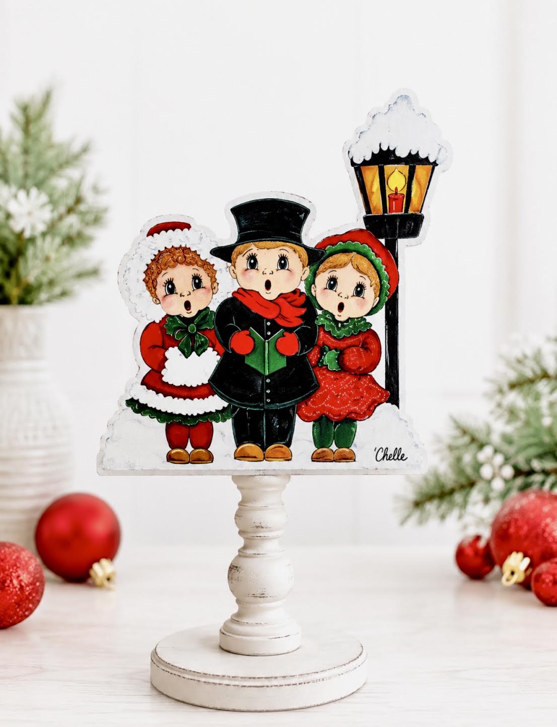 Seasonal & Everyday Toppers: Vintage Carolers