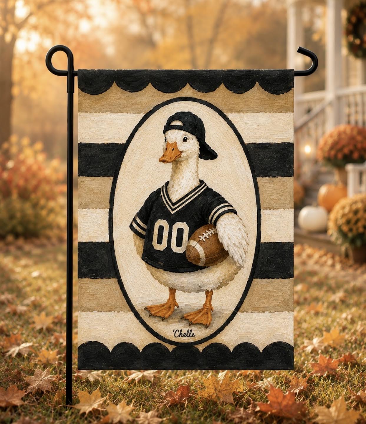 Garden Flag: Gameday Goose