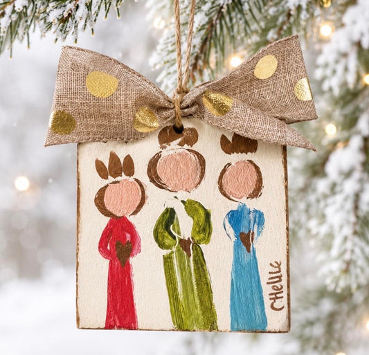 Christmas Ornament: Colorful Three Wisemen
