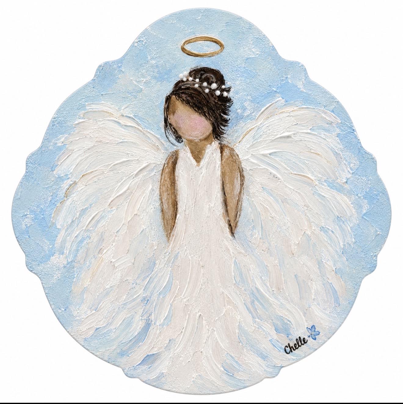 Christmas Ornament: Angel in Blue