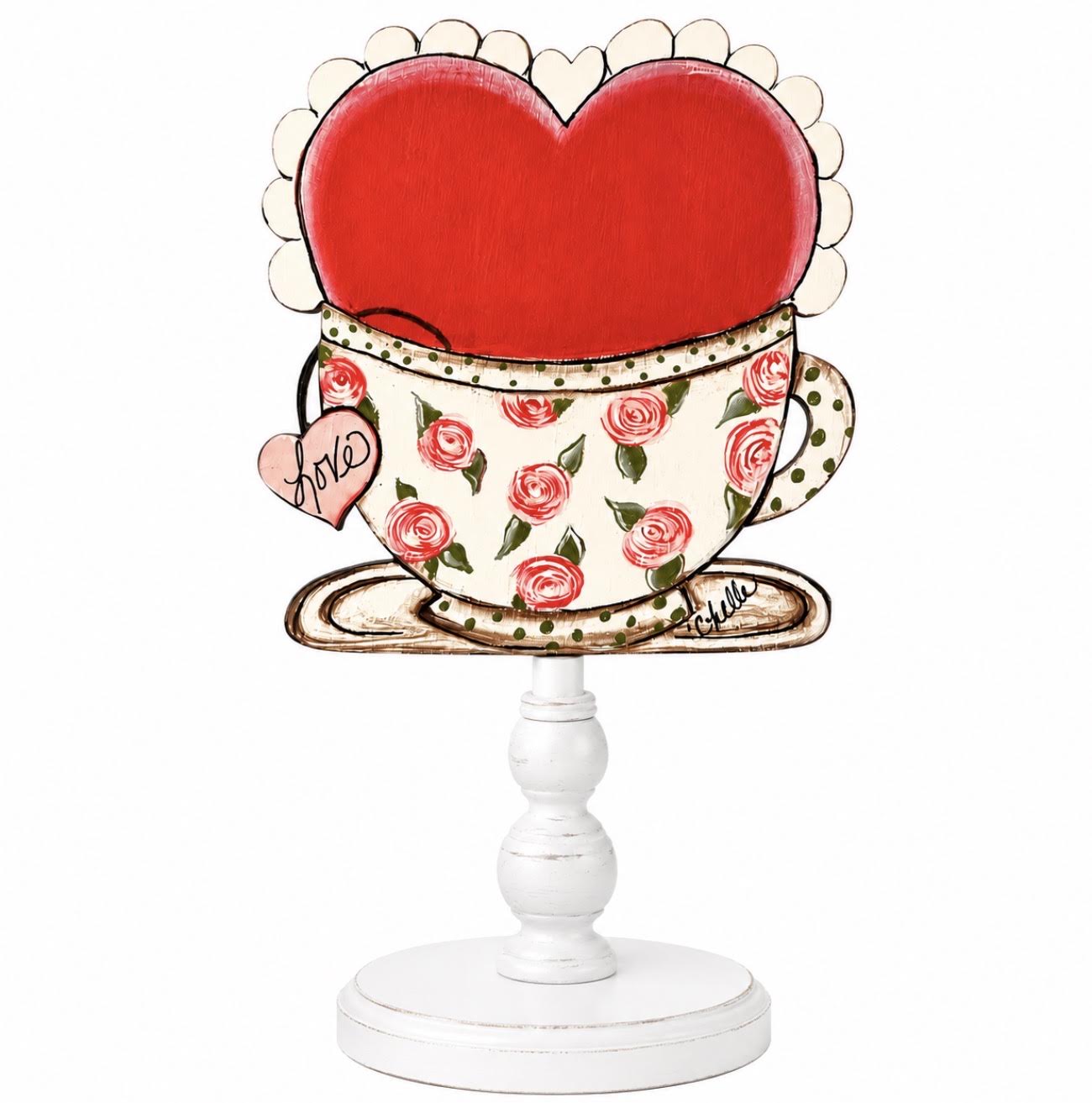 Seasonal & Everyday Toppers: Heart in a Teacup