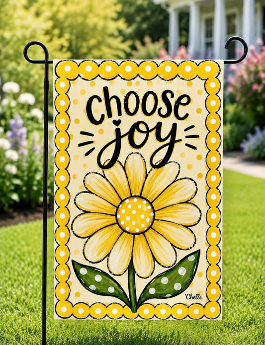 Garden Flags: Choose Joy
