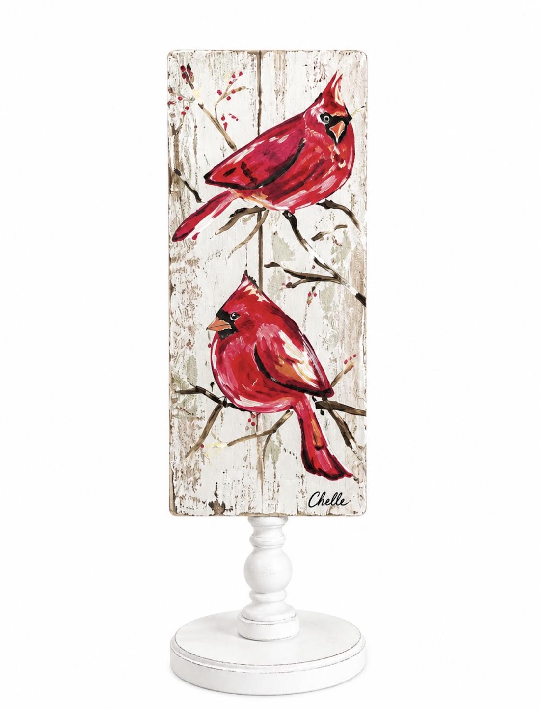 Seasonal & Everyday Toppers: Twin Cardinals