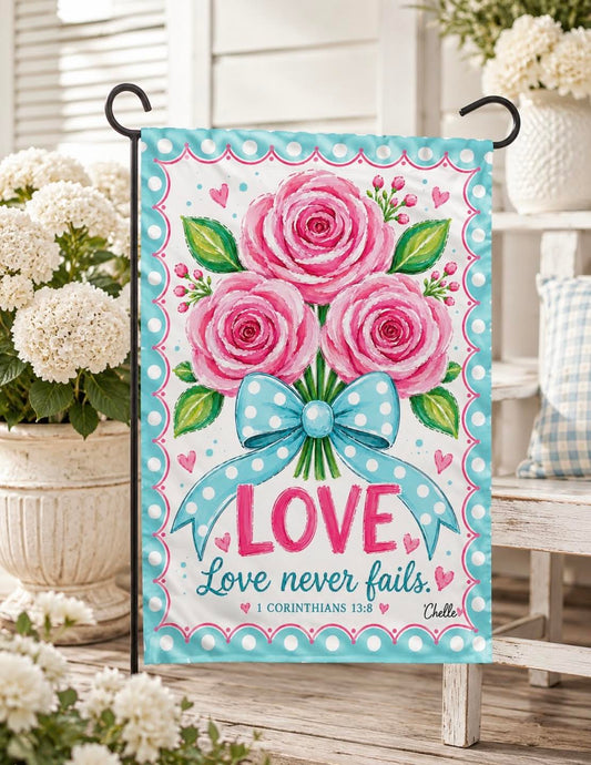 Garden Flag: Love