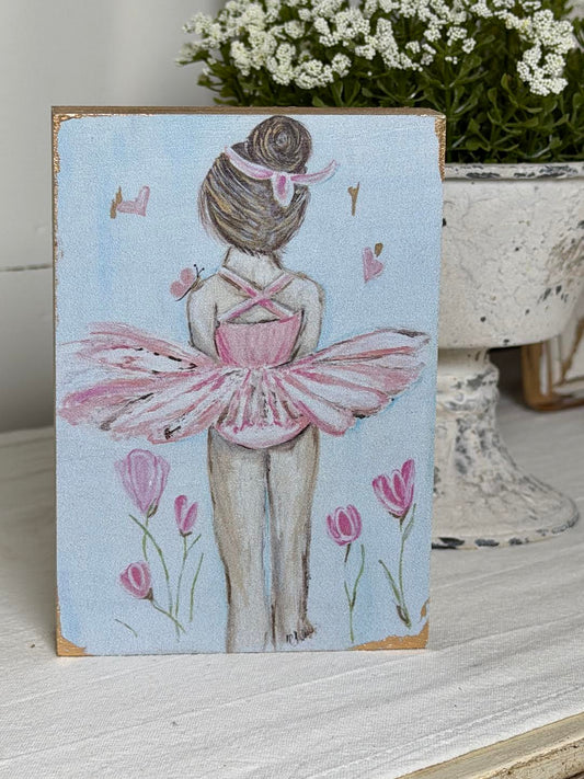 Decorative Blocks: Ballerina