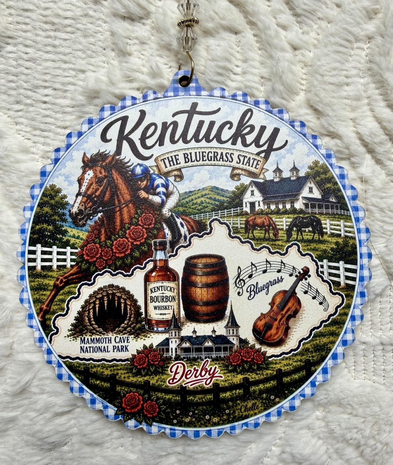 Christmas Ornament: Kentucky