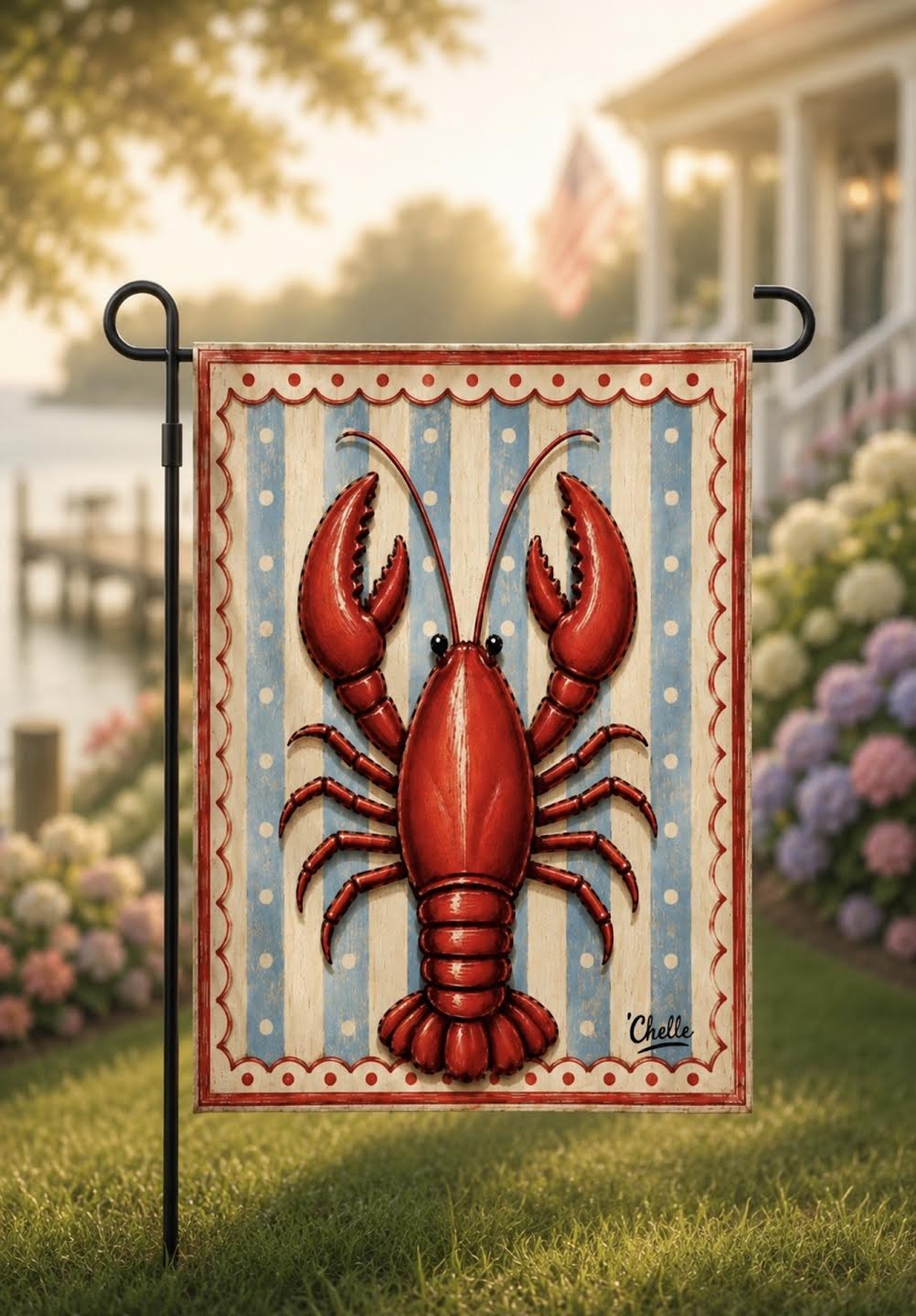 Garden Flag:  Coastal Crawfish
