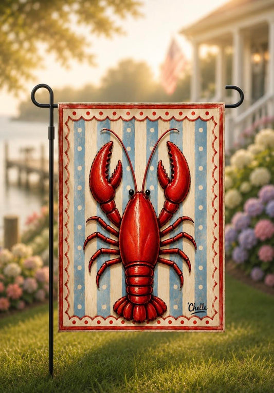 Garden Flag:  Coastal Crawfish