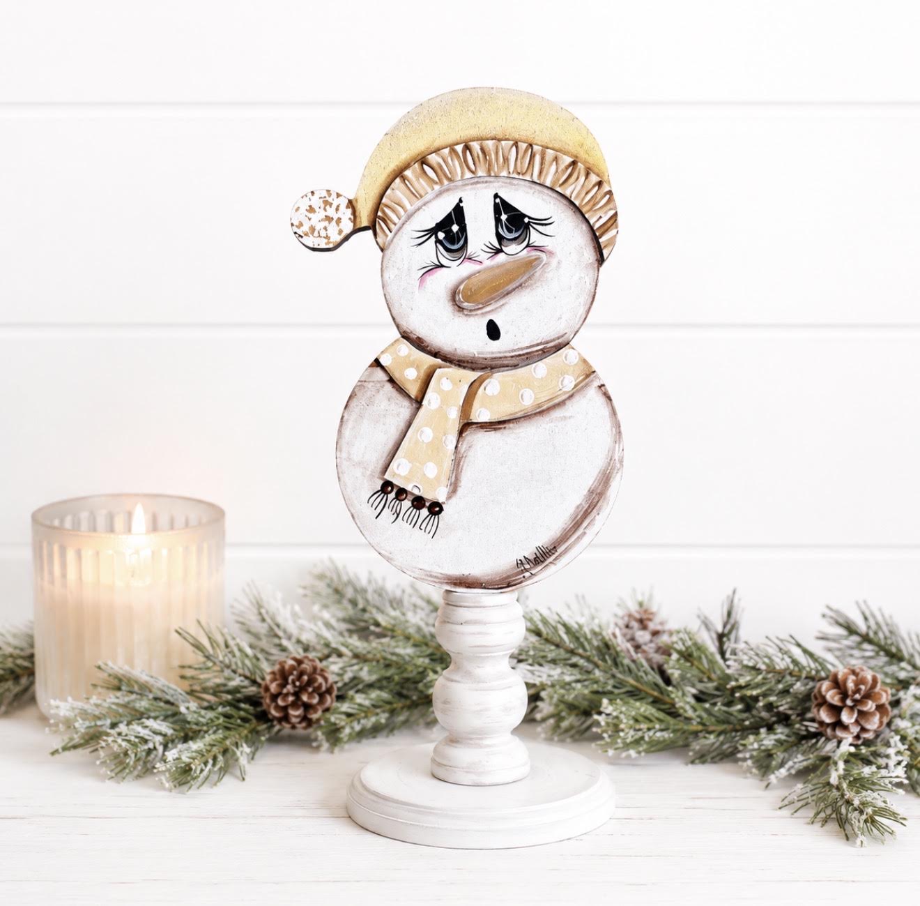 Seasonal & Everyday Toppers:  Snowman