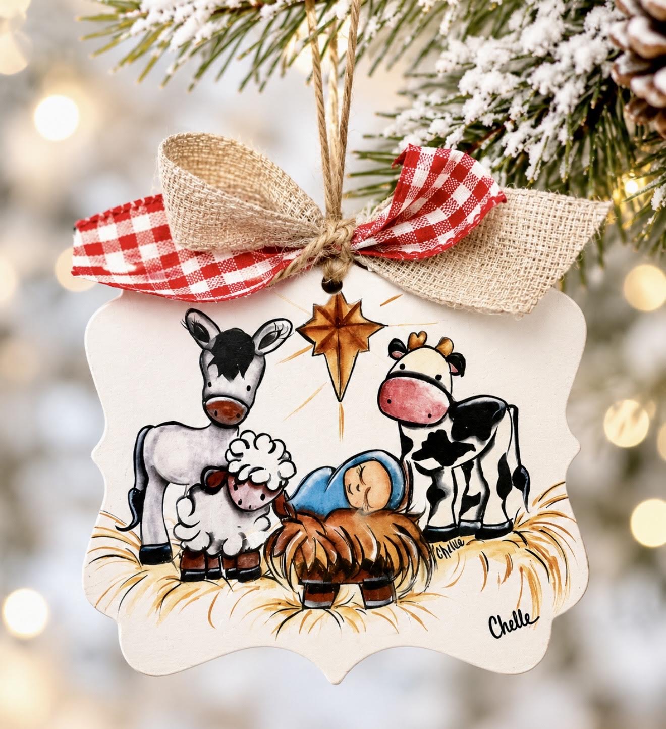 Christmas Ornament : Animated Nativity