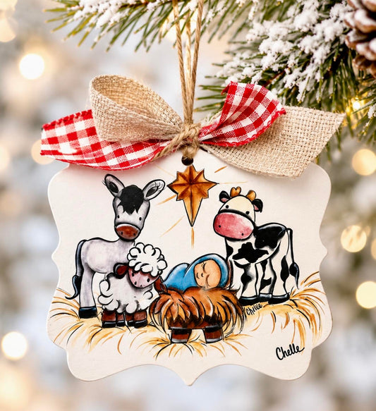 Christmas Ornament : Animated Nativity