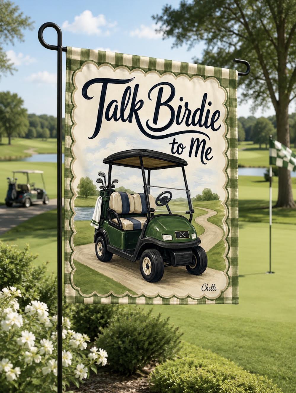 Garden Flag: Talk Birdie to Me, Golf