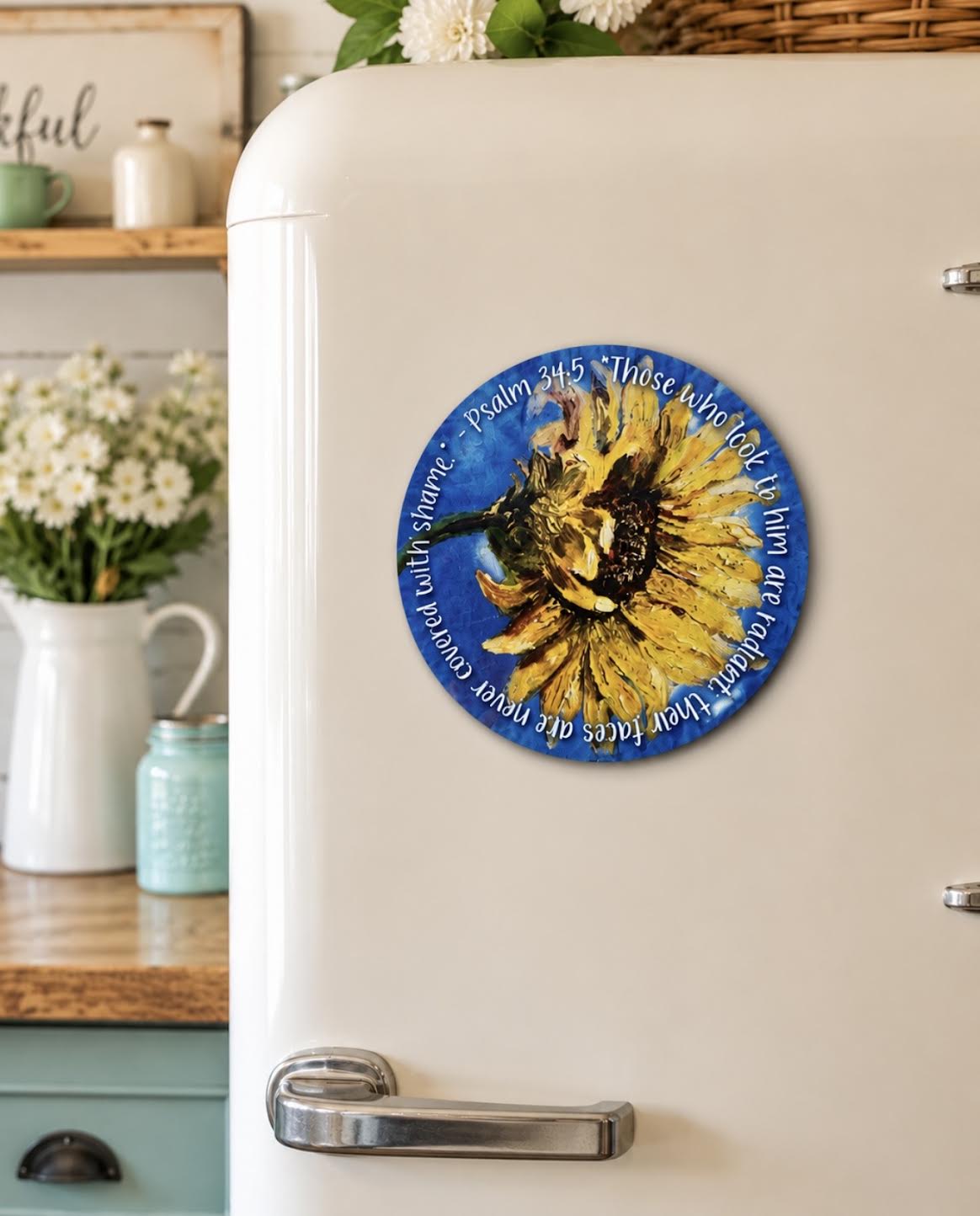 Vinyl Magnets: Sunflower