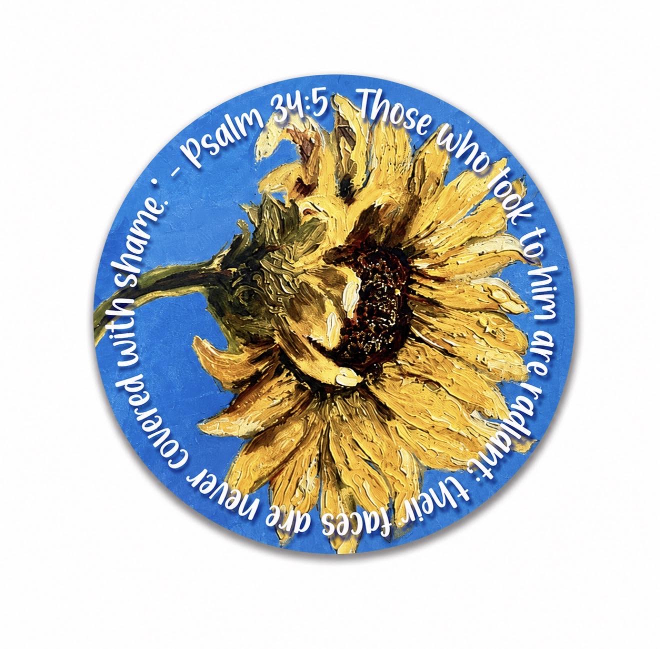 Vinyl Magnets: Sunflower