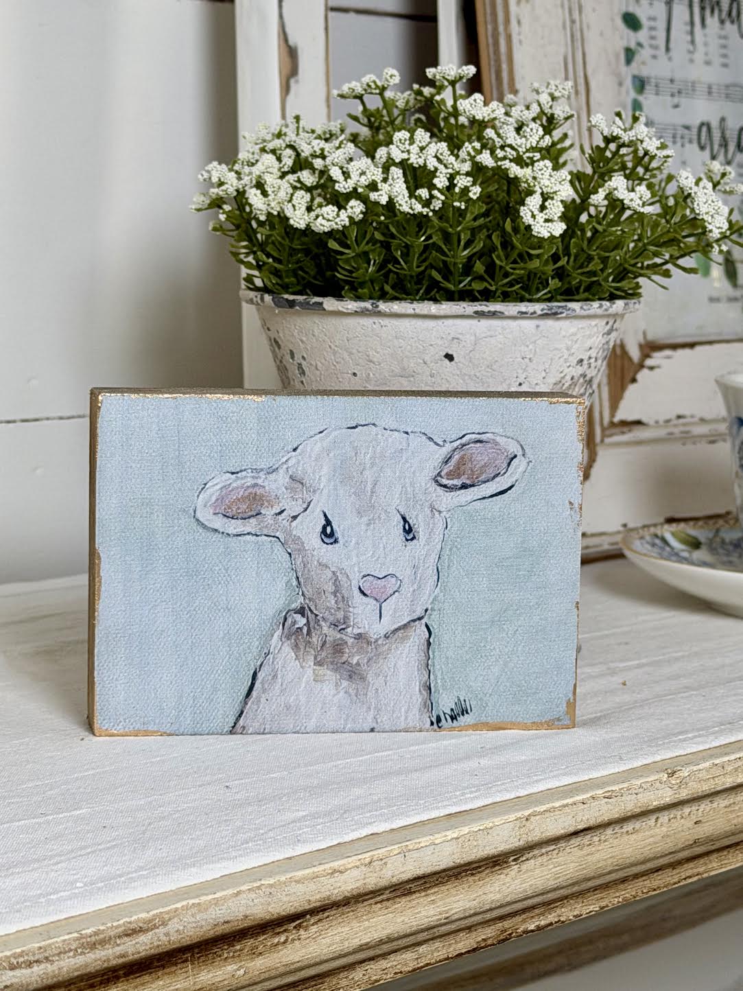 Decorative Blocks:  Lamb