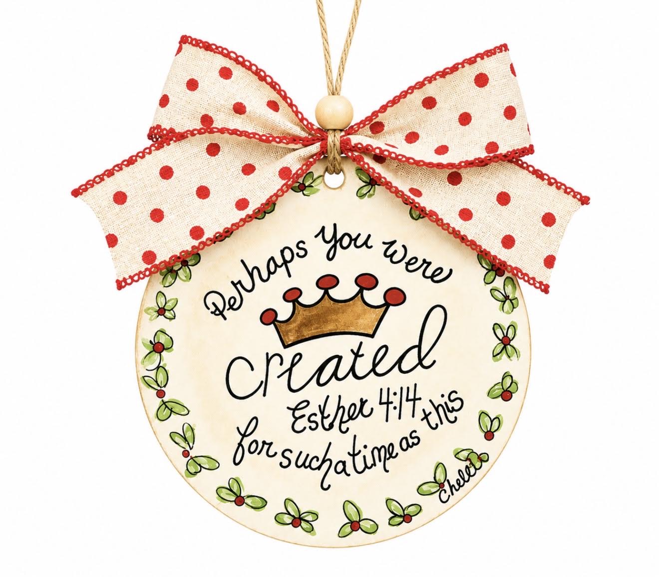 Christmas Ornament: Esther 4:14
