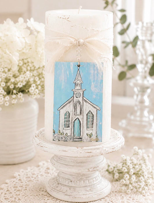 Easter Basket Tags & Wreath Attachments: Aqua Church
