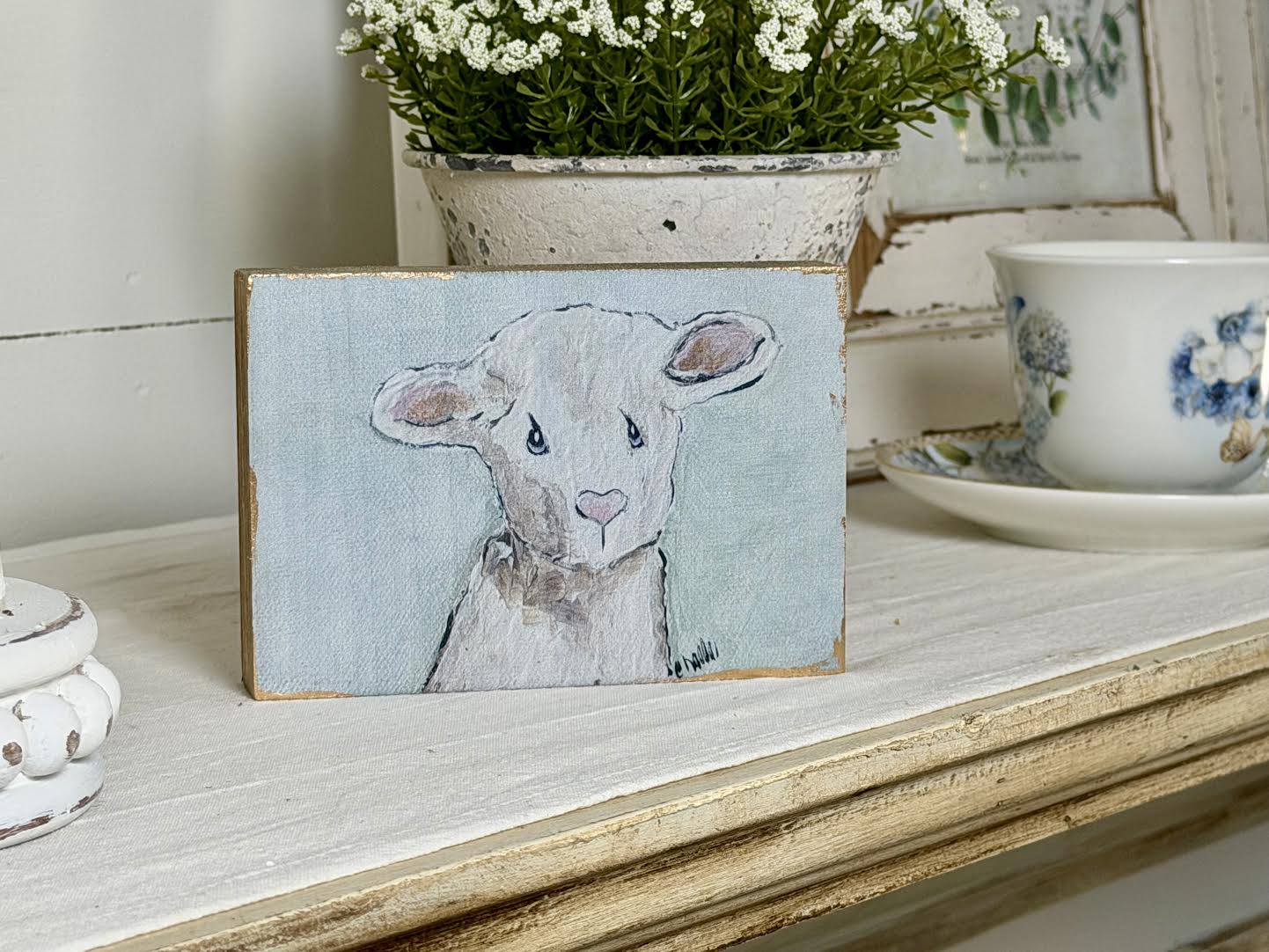 Decorative Blocks:  Lamb