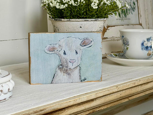 Decorative Blocks:  Lamb