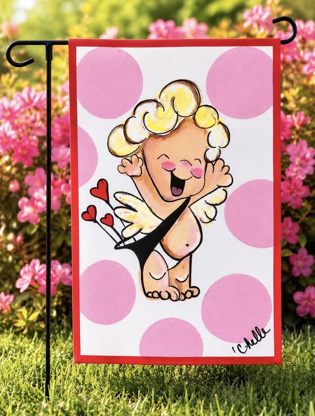Garden Flag: Valentines, Andy Arrow