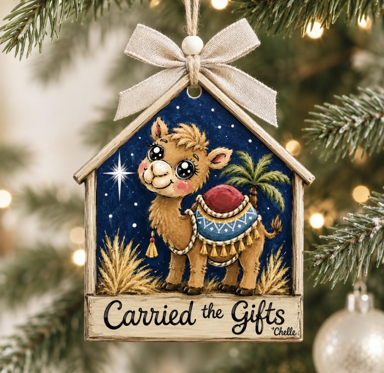 Christmas Ornament: Carried the Gifts, Camel