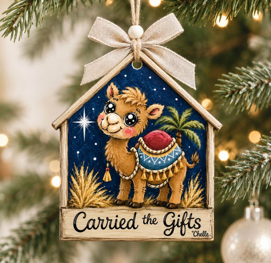 Christmas Ornament: Carried the Gifts, Camel
