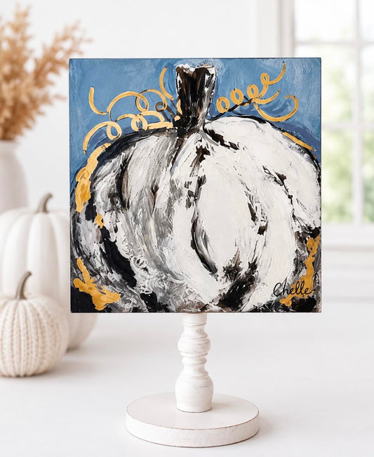 Seasonal & Everyday Toppers: White Pumpkin