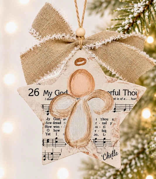 Christmas Ornament: Star Angel
