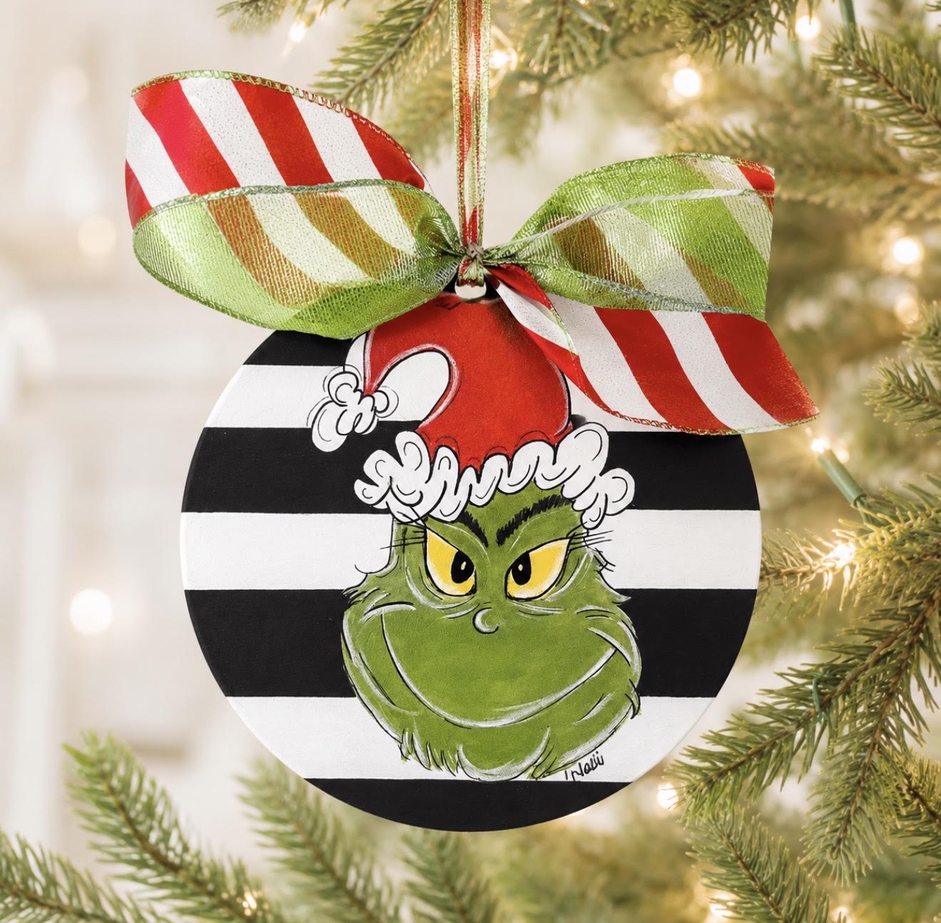 Christmas Ornament; Santa Grinch