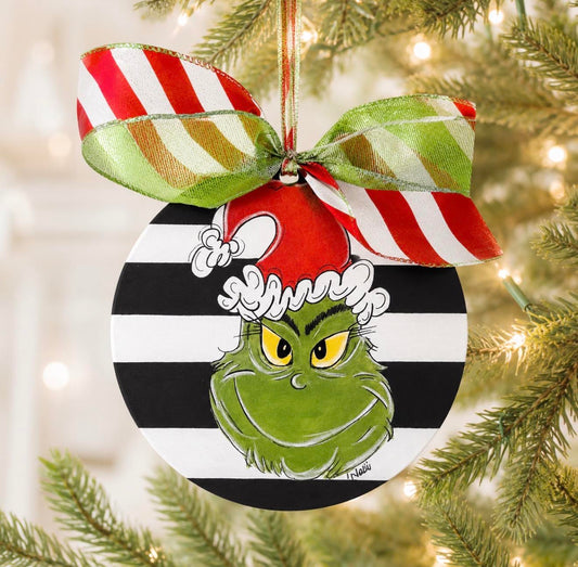 Christmas Ornament; Santa Grinch