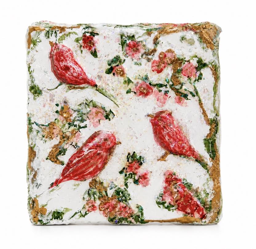 Canvas Clays 4 x 4: Cardinals