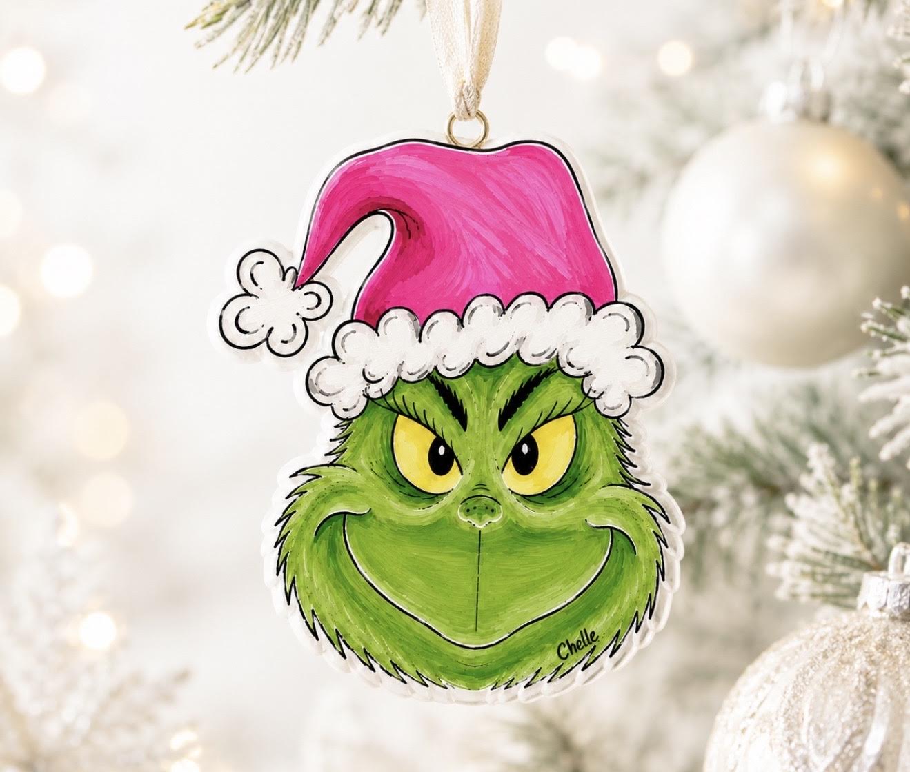 Christmas Ornament: Pink Mischief