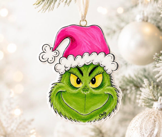 Christmas Ornament: Pink Mischief