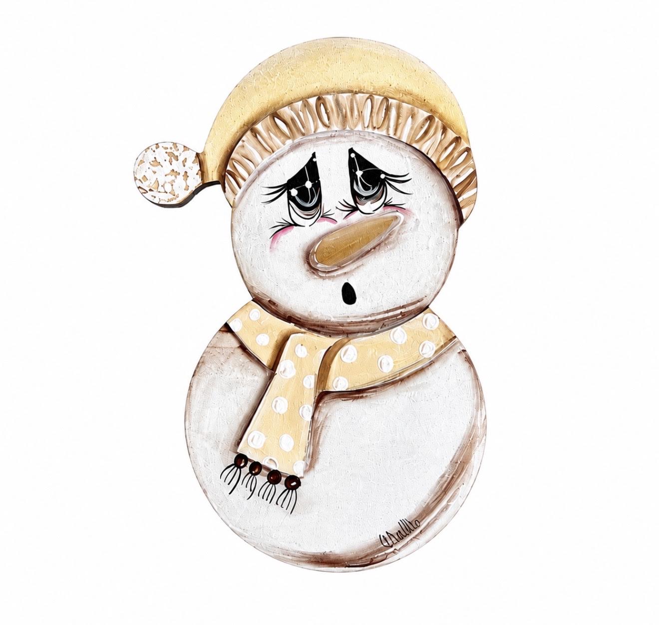 Seasonal & Everyday Toppers:  Snowman