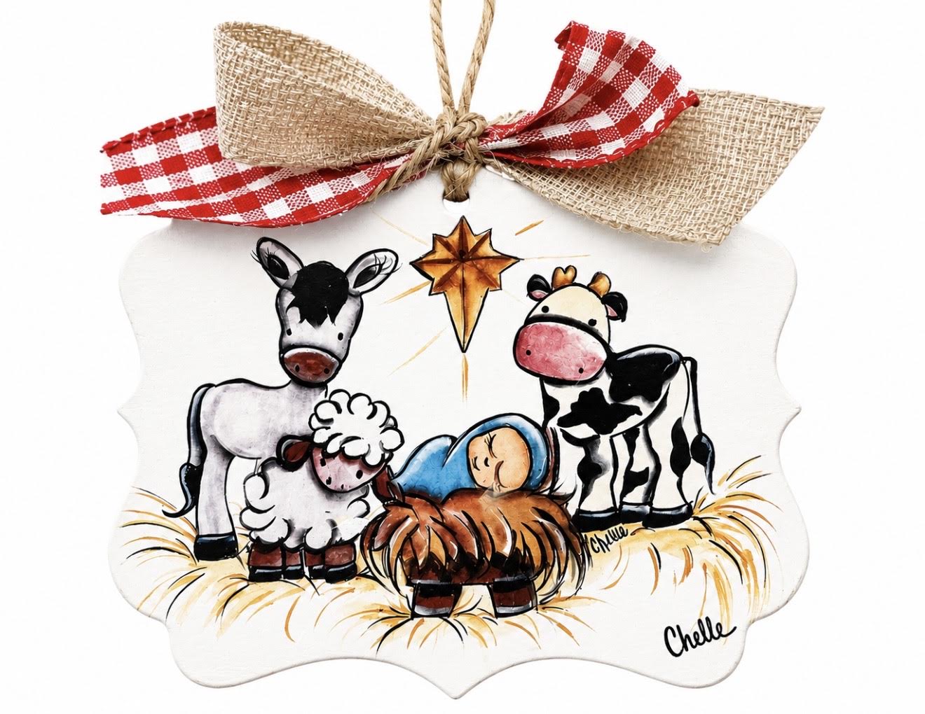 Christmas Ornament : Animated Nativity