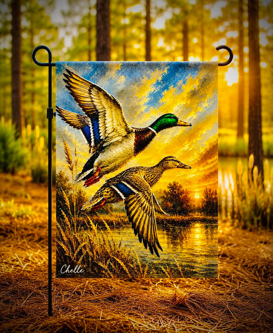 Garden Flag: Mallard Ducks