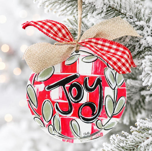Christmas Ornament; Christmas Joy