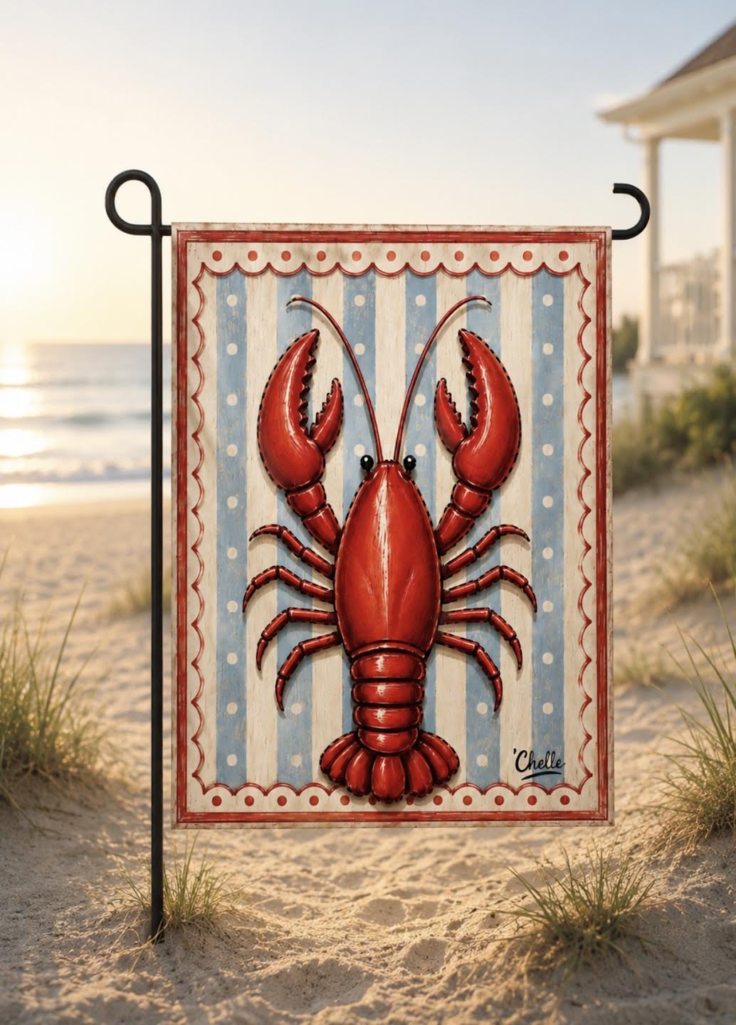 Garden Flag:  Coastal Crawfish