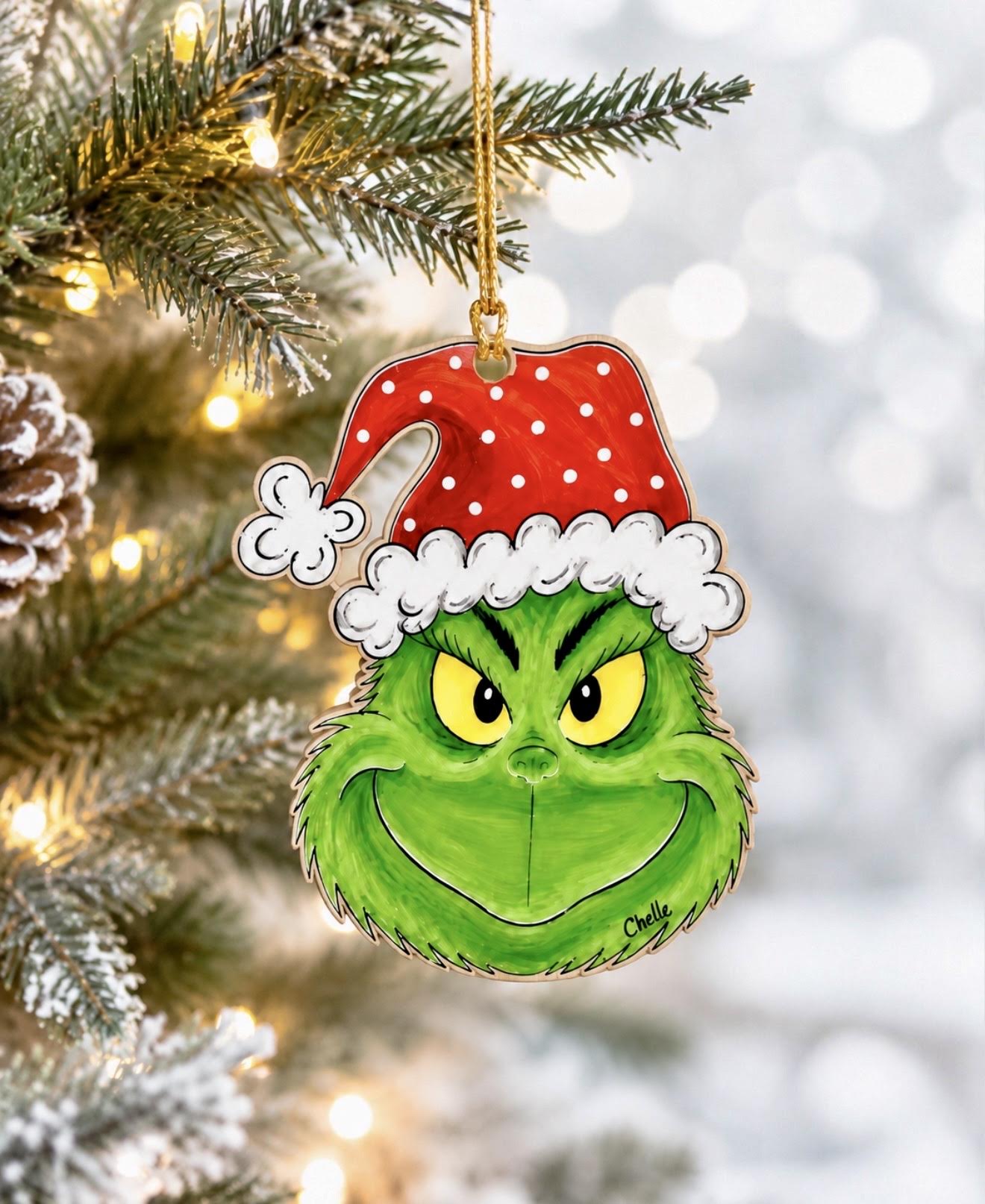 Christmas Ornament: Red Mischief