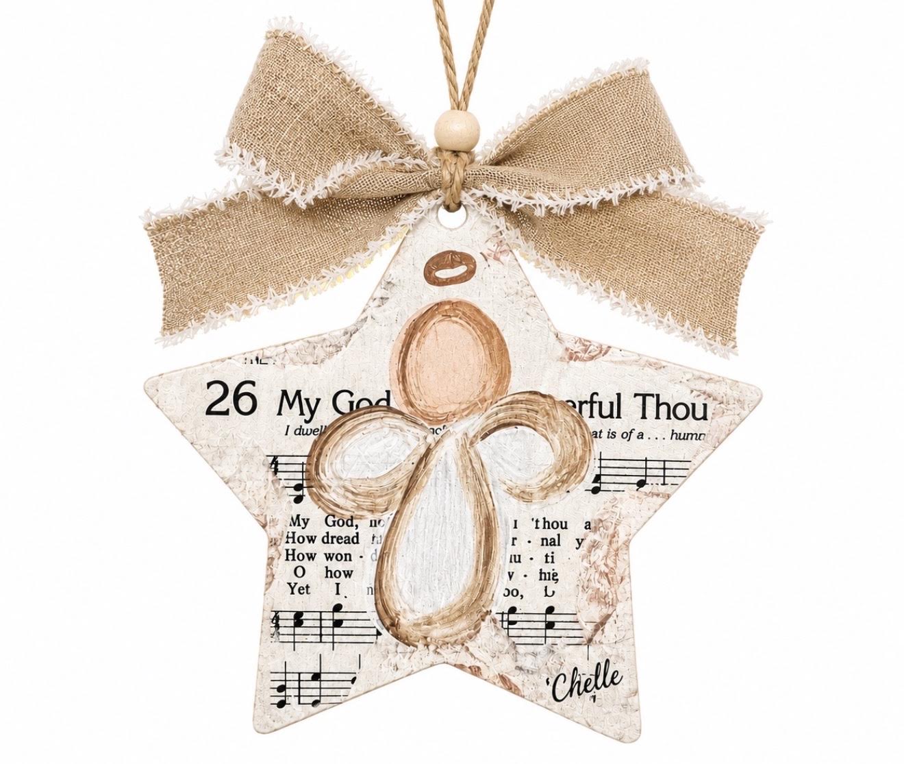 Christmas Ornament: Star Angel