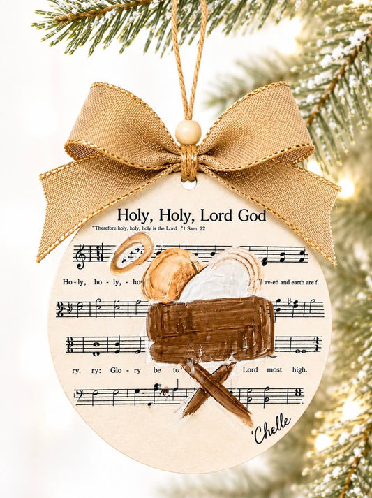 Christmas Ornament: Holy, Holy Baby Jesus