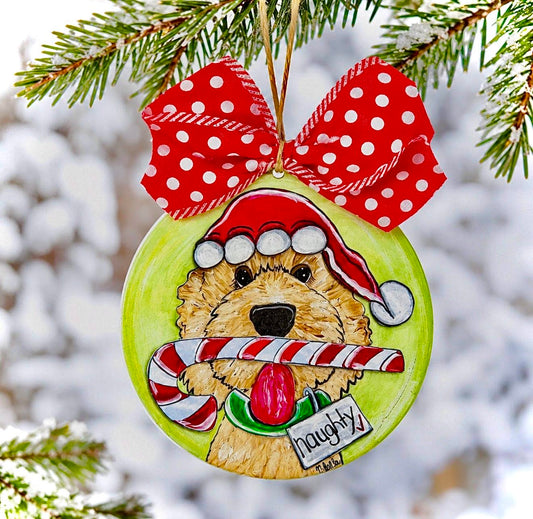 Christmas Ornament: Buddy Barks & The Candy Cane