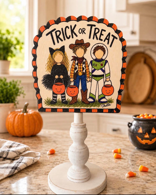 Seasonal & Everyday Topper:  Trick or Treat