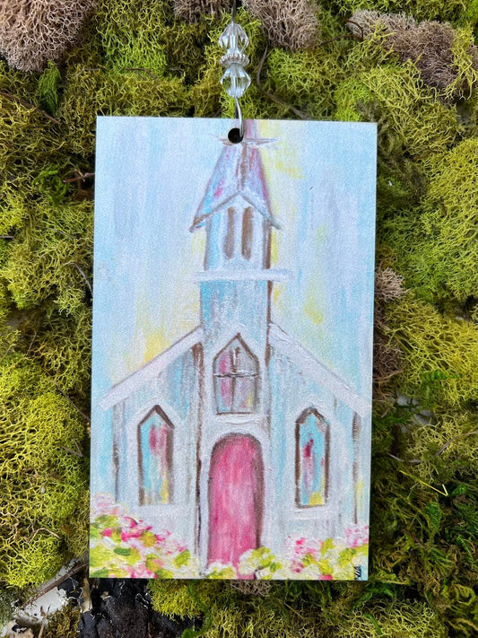 Easter Basket Tags & Wreath Attachments: Colorful Church