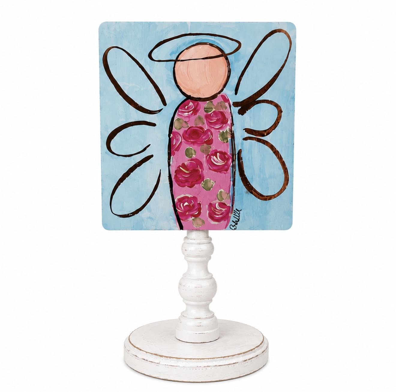 Seasonal & Everyday Toppers: Angel in Roses