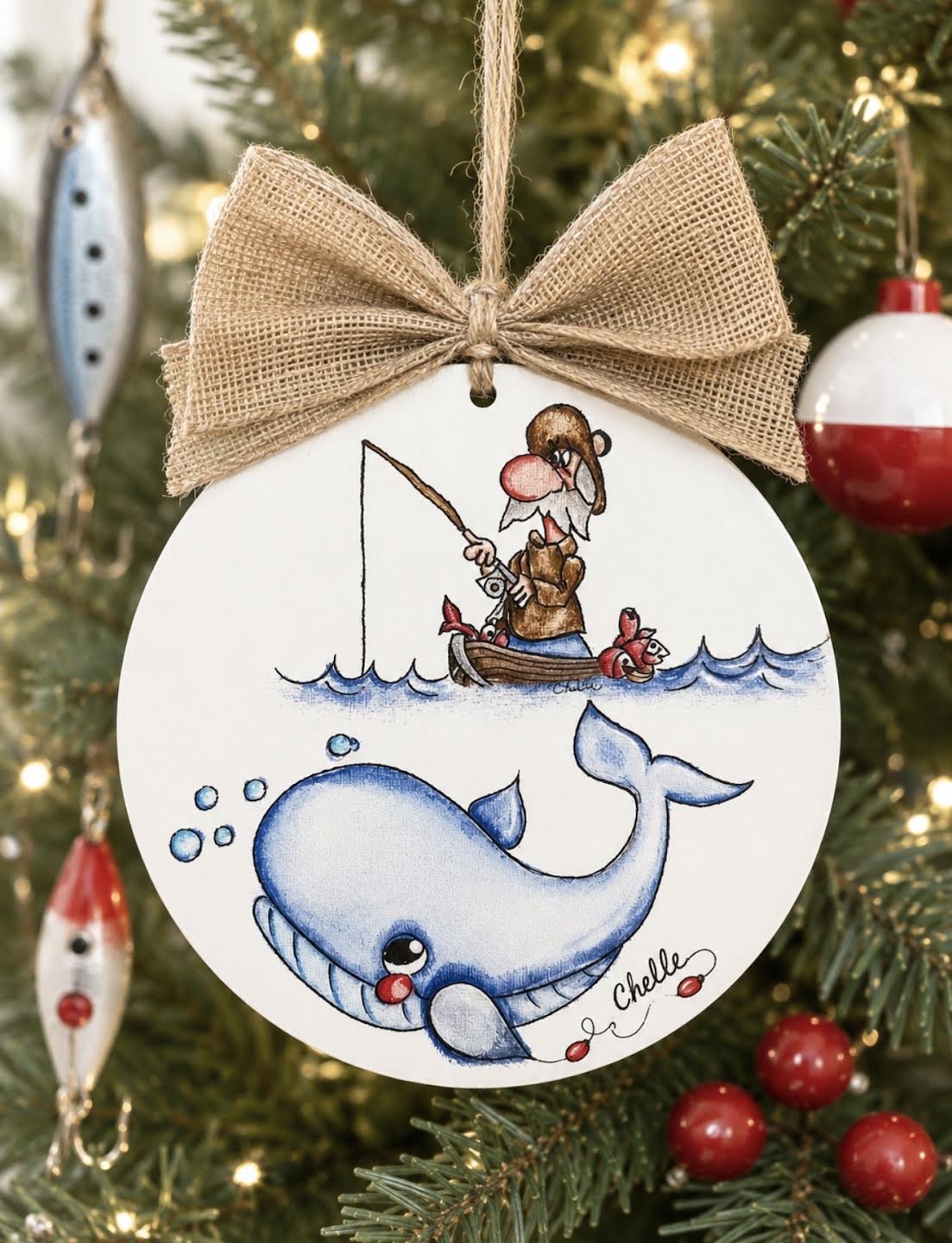 Christmas Ornament: Jack the Fisherman