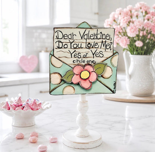 Seasonal & Everyday Topper:  Valentine's Letter