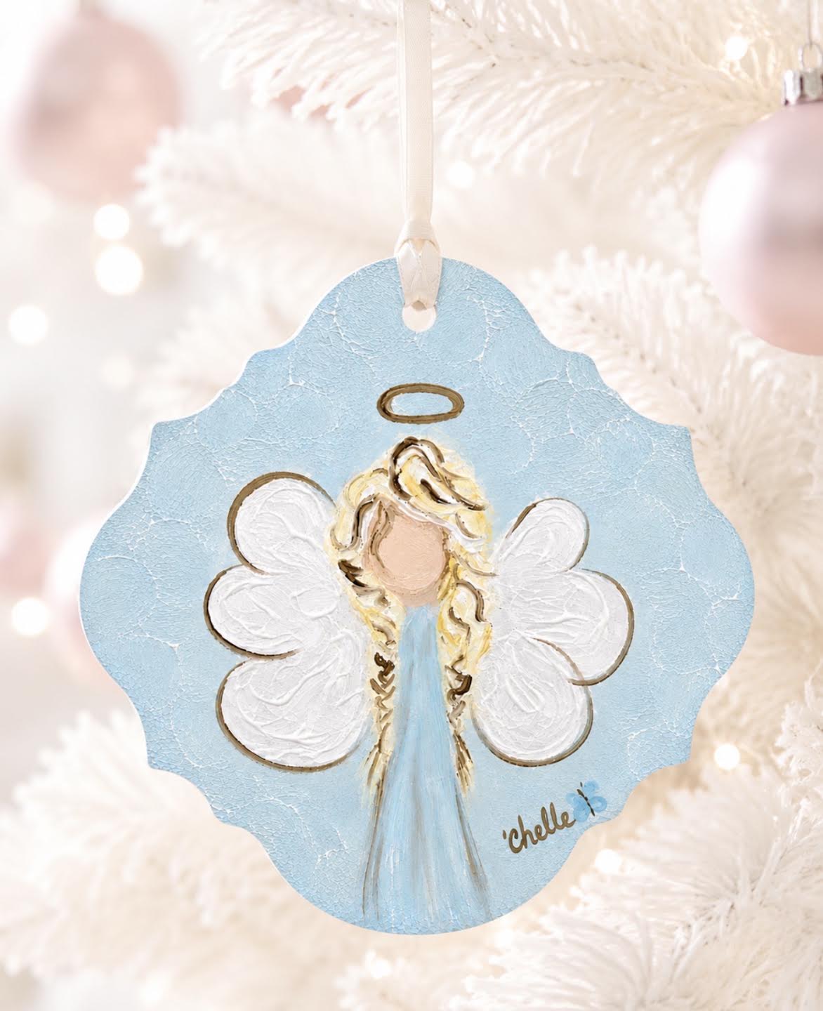 Christmas Ornament: Blonde Angel