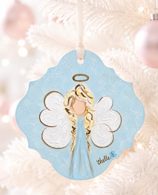 Christmas Ornament: Blonde Angel
